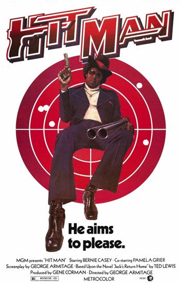 Hit Man Movie Poster Print showcasing action film art.