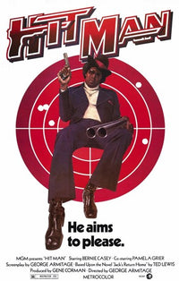 Hit Man Movie Poster Print showcasing action film art.