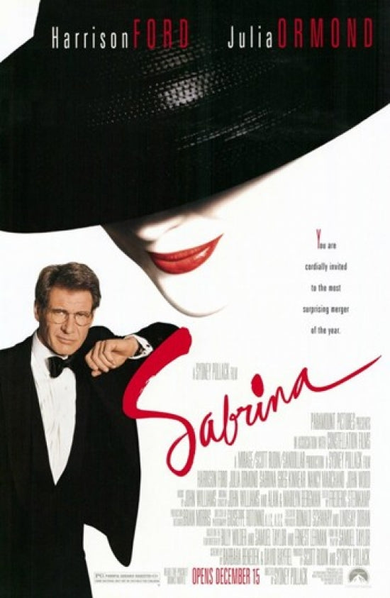 Sabrina Movie Poster - Classic Film Art