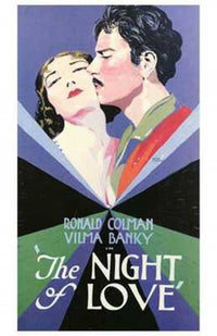 'The Night of Love' Movie Poster Print showcasing romance and allure.