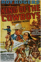 King of the Cowboys Movie Poster Print showcasing classic Western film art.