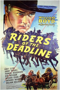 Riders of the Deadline Movie Poster featuring vibrant design
