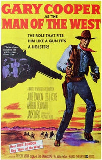 Man of the West Movie Poster Print showcasing classic Western film art.
