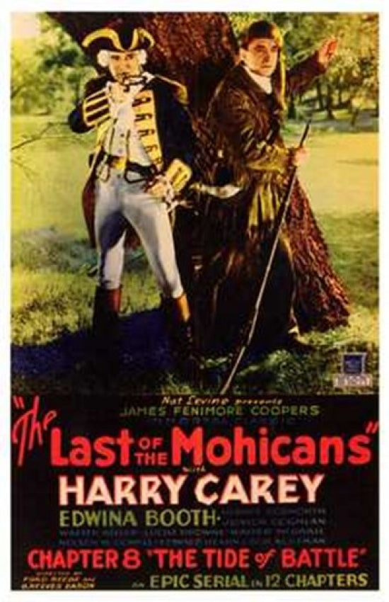 The Last of the Mohicans movie poster print, capturing the epic adventure.