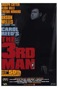 The Third Man Movie Poster Print showcasing classic film art.