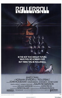 Rollerball Movie Poster showcasing the iconic film's thrilling design.