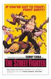 Street Fighter Movie Poster featuring dynamic gaming artwork