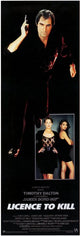 Licence to Kill Movie Poster Print featuring iconic James Bond imagery.