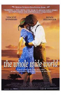 The Whole Wide World Movie Poster Print featuring vibrant artwork.