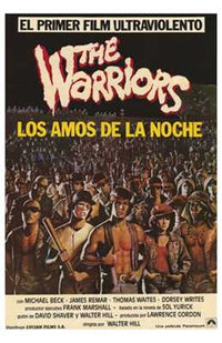 The Warriors movie poster print showcasing iconic film art