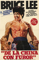 Fists of Fury Movie Poster Print featuring martial arts action.