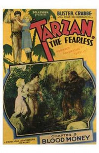 Tarzan the Fearless vintage movie poster from 1933.