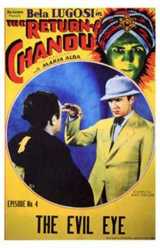 The Return of Chandu Movie Poster Print featuring classic cinema artwork.