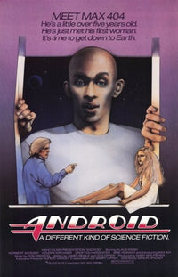 Android Movie Poster Print showcasing futuristic design.