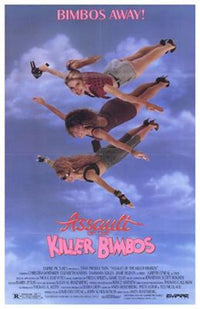 Assault of the Killer Bimbos Movie Poster Print showcasing unique art.