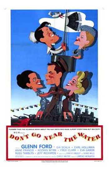 Don't Go Near the Water Movie Poster Print showcasing vibrant imagery.