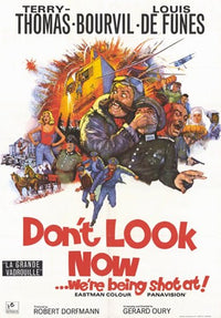 Don't Look Now, We're Being Shot At movie poster artwork.
