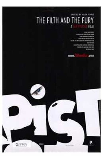 The Filth and the Fury Movie Poster Print featuring punk rock history.
