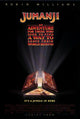 Jumanji Movie Poster Print featuring vibrant colors and adventurous design.