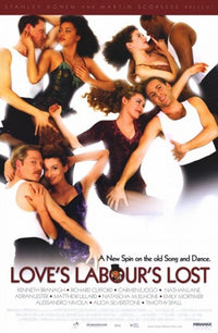 Love's Labour's Lost Movie Poster Print showcasing classic Shakespearean art.