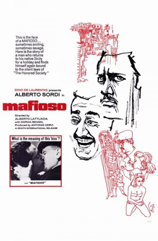 Mafioso Movie Poster featuring classic cinema artwork.