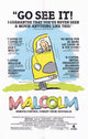 Malcolm Movie Poster Print showcasing vibrant artwork.