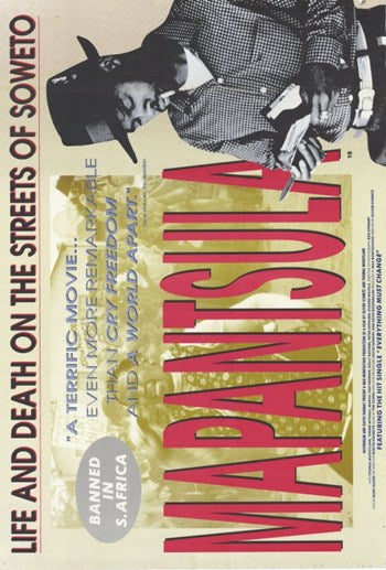 Mapantsula Movie Poster Print showcasing vibrant South African cinema artwork.