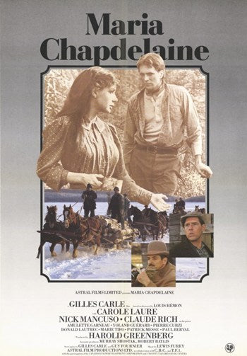 Maria Chapdelaine Movie Poster Print showcasing classic cinema art.