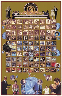 MGM Diamond Jubilee Movie Poster Print showcasing classic films.