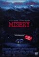 Misery movie poster print featuring iconic imagery from the classic film.