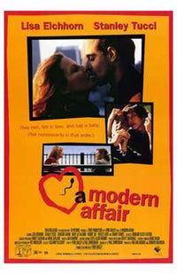 Modern Affair Movie Poster showcasing contemporary art and vibrant colors.