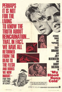 My Blood Runs Cold Movie Poster - Classic Horror Art