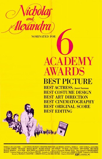 Nicholas and Alexandra Movie Poster Print showcasing cinematic history.
