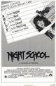 Night School Movie Poster Print featuring vibrant artwork