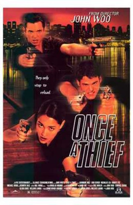 Once a Thief Movie Poster Print featuring dynamic visuals.