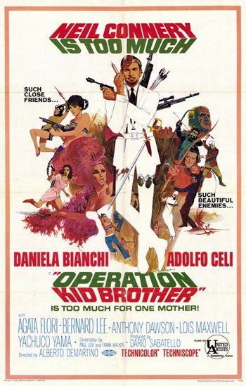 Operation Kid Brother Movie Poster Print showcasing vibrant design