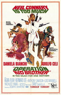Operation Kid Brother Movie Poster Print showcasing vibrant design