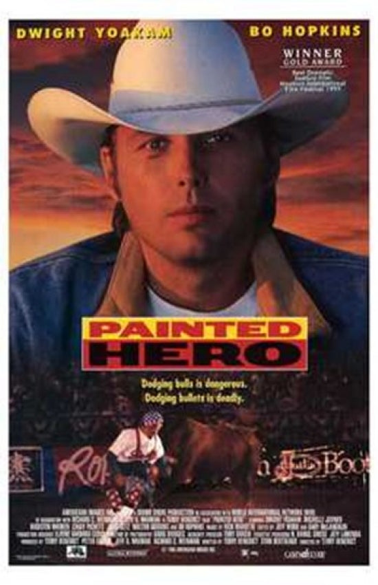 Painted Hero Movie Poster Print showcasing vibrant colors and dynamic design.