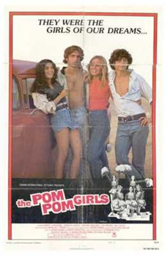 The Pom-Pom Girls Movie Poster Print showcasing vibrant colors and retro design.