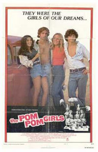 The Pom-Pom Girls Movie Poster Print showcasing vibrant colors and retro design.