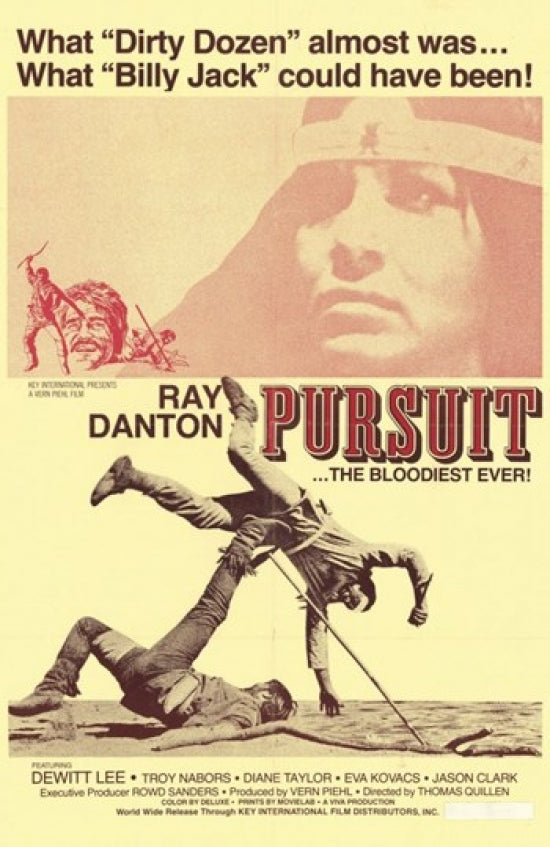 Pursuit Movie Poster Print featuring vibrant cinematic imagery.