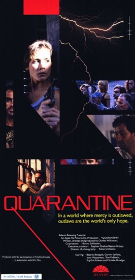 Quarantine Movie Poster Print showcasing thrilling cinematic art.