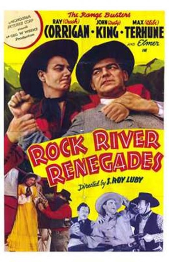 Rock River Renegades Movie Poster Print featuring cinematic artwork.