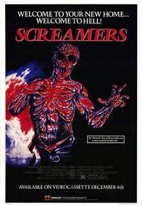 Screamers Movie Poster Print showcasing sci-fi horror imagery.