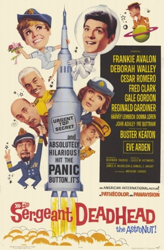 Sergeant Deadhead Movie Poster Print featuring vibrant colors and classic design.