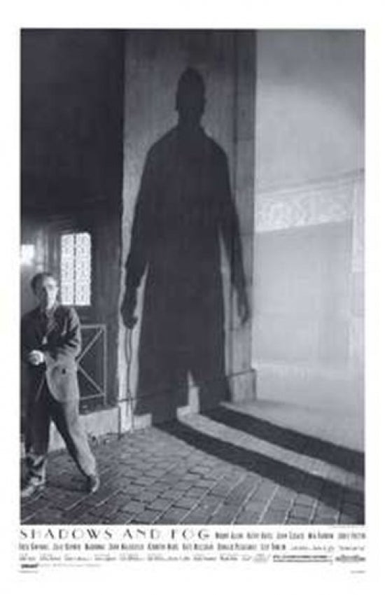 Shadow and Fog movie poster print featuring mysterious themes.