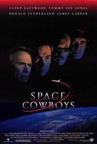Space Cowboys Movie Poster Print featuring adventurous pilots.