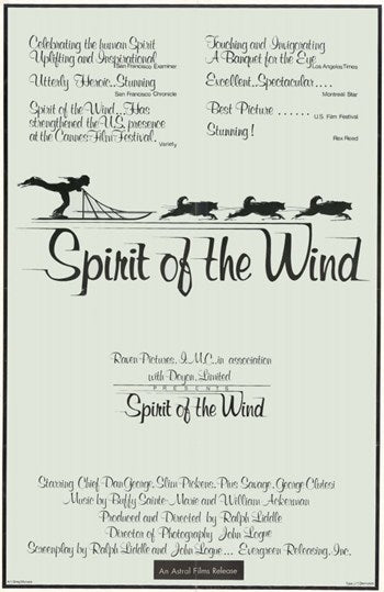 Spirit of the Wind Movie Poster Print featuring vibrant imagery.