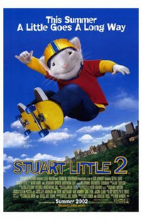 Stuart Little 2 movie poster print showcasing the animated character in vibrant colors.