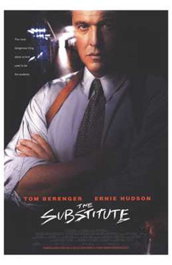 The Substitute Movie Poster Print featuring vibrant colors and bold imagery.